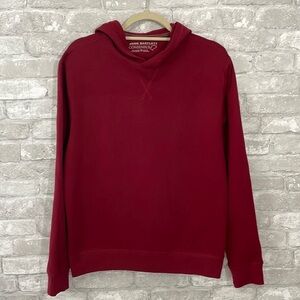 John Bartlett Red Hooded Sweatshirt
